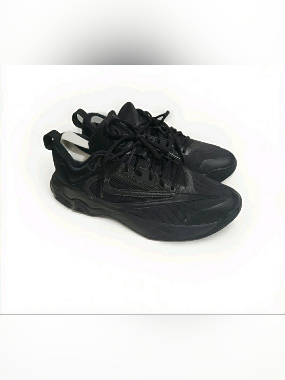 Nike Giannis Immortality 3 Triple Black men’s basketball shoes, sz 12. Well Kept